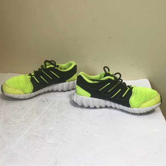 Reebok Twist Form Running Shoes Sneakers Neon Green Black Mesh Lightweight Nylon - Picture 5 of 15